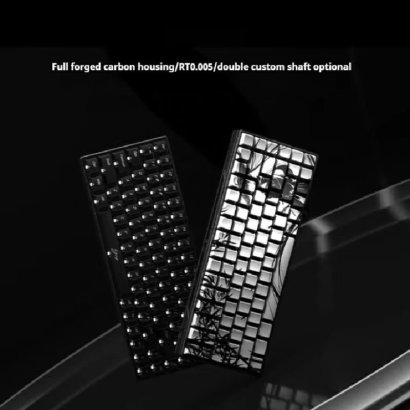 WLmouse Shadow 75 คาร์บอนปลอมแปลงสวิทช์แม่เหล็กคีย์บอร์ด E-sport 8KHZ RT0.005 Gaming FPS คีย์บอร์ดปะเก็น TTC Gateron