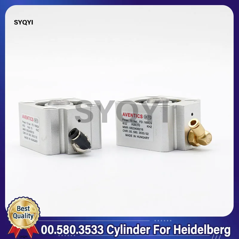 High Quality 00.580.3533 Short-Stroke Cylinder For Heidelberg XL105 CX102 CD102 SM102 CD74 Printing Machine Parts