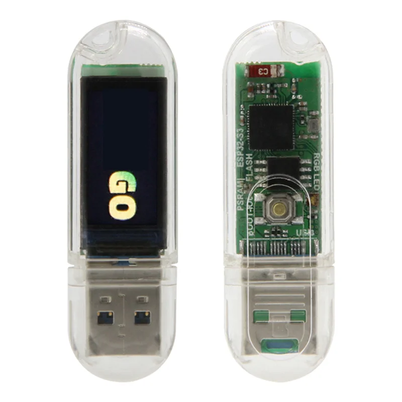 EDT-2X T-Dongle-S3 ESP32-S3 Dongle mit LCD-Display für Nerdminer Bitcoin Nerd Miner BTC Miner USB Dongle