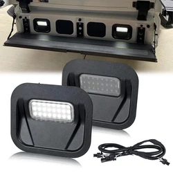 2PCS White LED Truck Bed Multipro Tailgate Rear Step Light For 2019-2021 GMC Sierra 1500& 2020-2021 For GMC Sierra 2500HD 3500HD