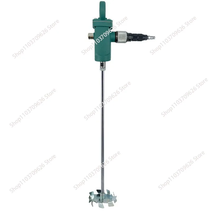 Pneumatic mixer Paint coating Portable stainless steel anti-corrosion dispersion disc Three-blades Explosion-proof ink mixing