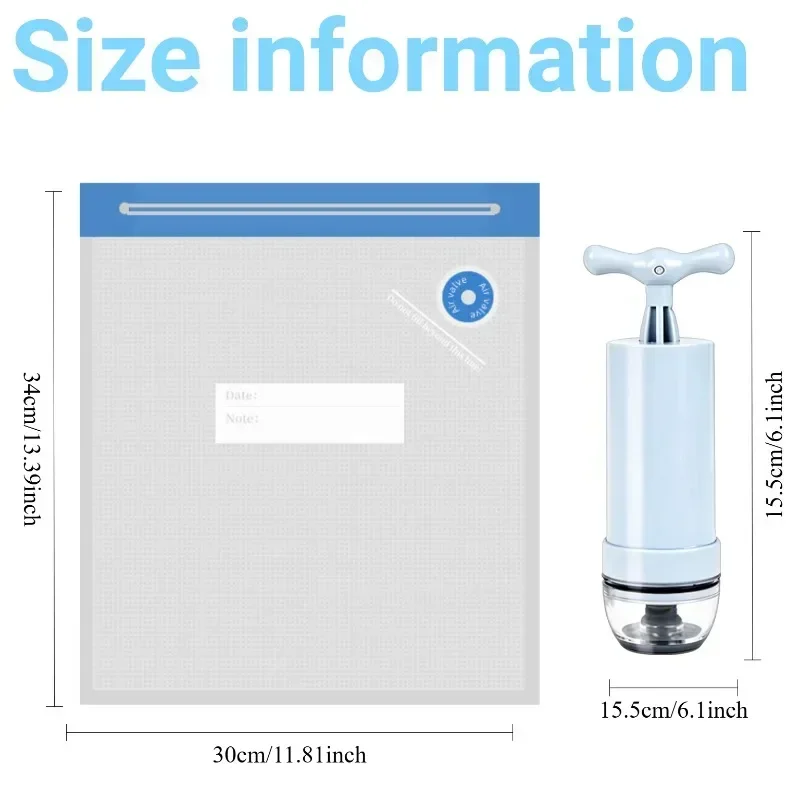 Filament Vacuum Storage Bag Set with Pump  Airtight Vacuum Seal Bags for 3D Printing Filament Moisture Resistant Storage