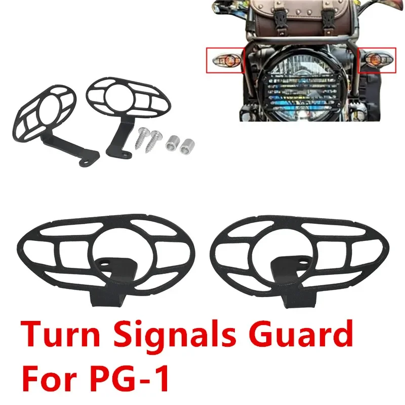 Motorbike PG1 Front or Rear Turn Signal Light Protection Shield Guard Cover For Yamaha PG-1 2023 2024 2025