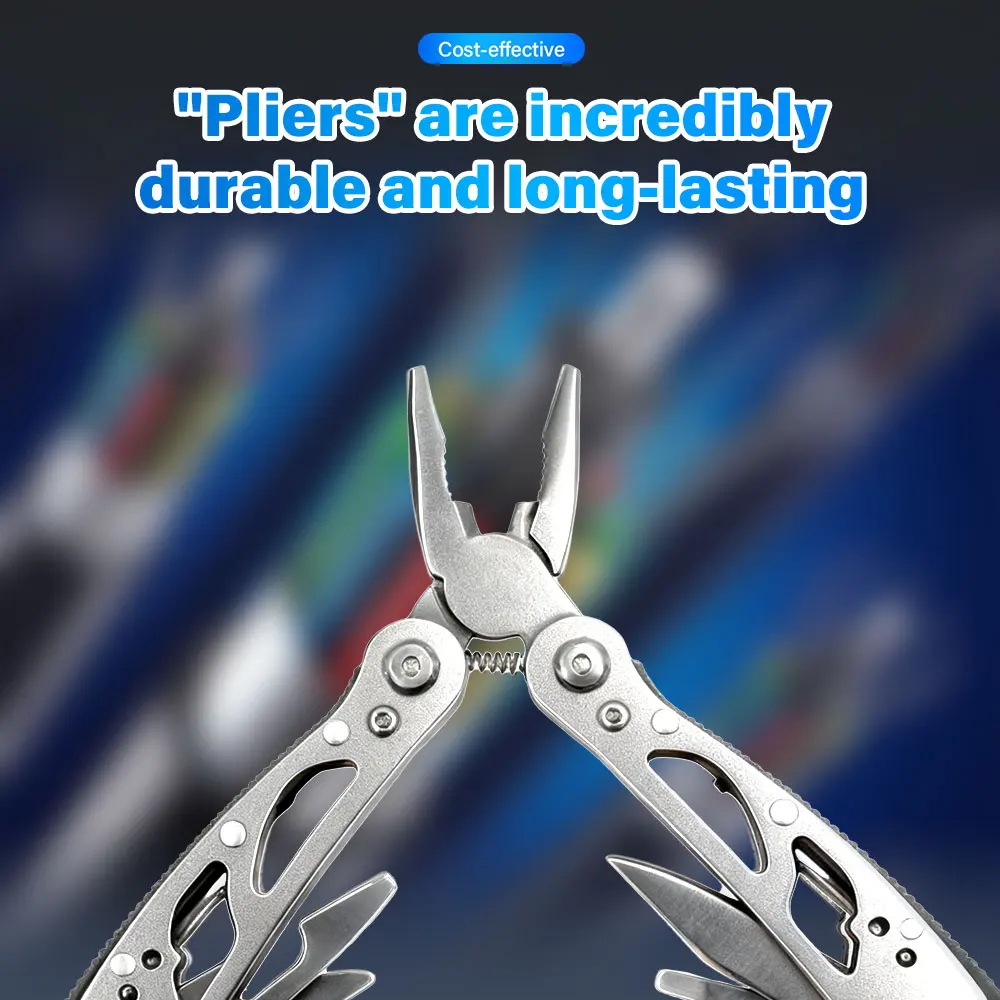 New Folding Multi-tool Pocket Knife Pliers Mini Portable Fold Outdoor Hunting Survival Rescue Multipurpose Repair Tool