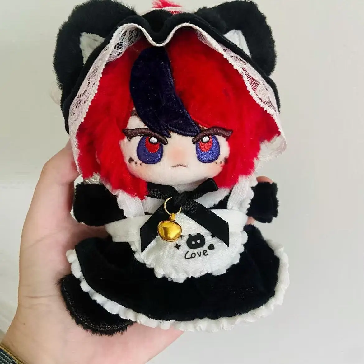 

10cm Cotton Plush Pendants Cosplay Game HUNDREN LINE Sumino Takumi Cartoon Doll With Clothes Cute DIY Birthday Gift For Children