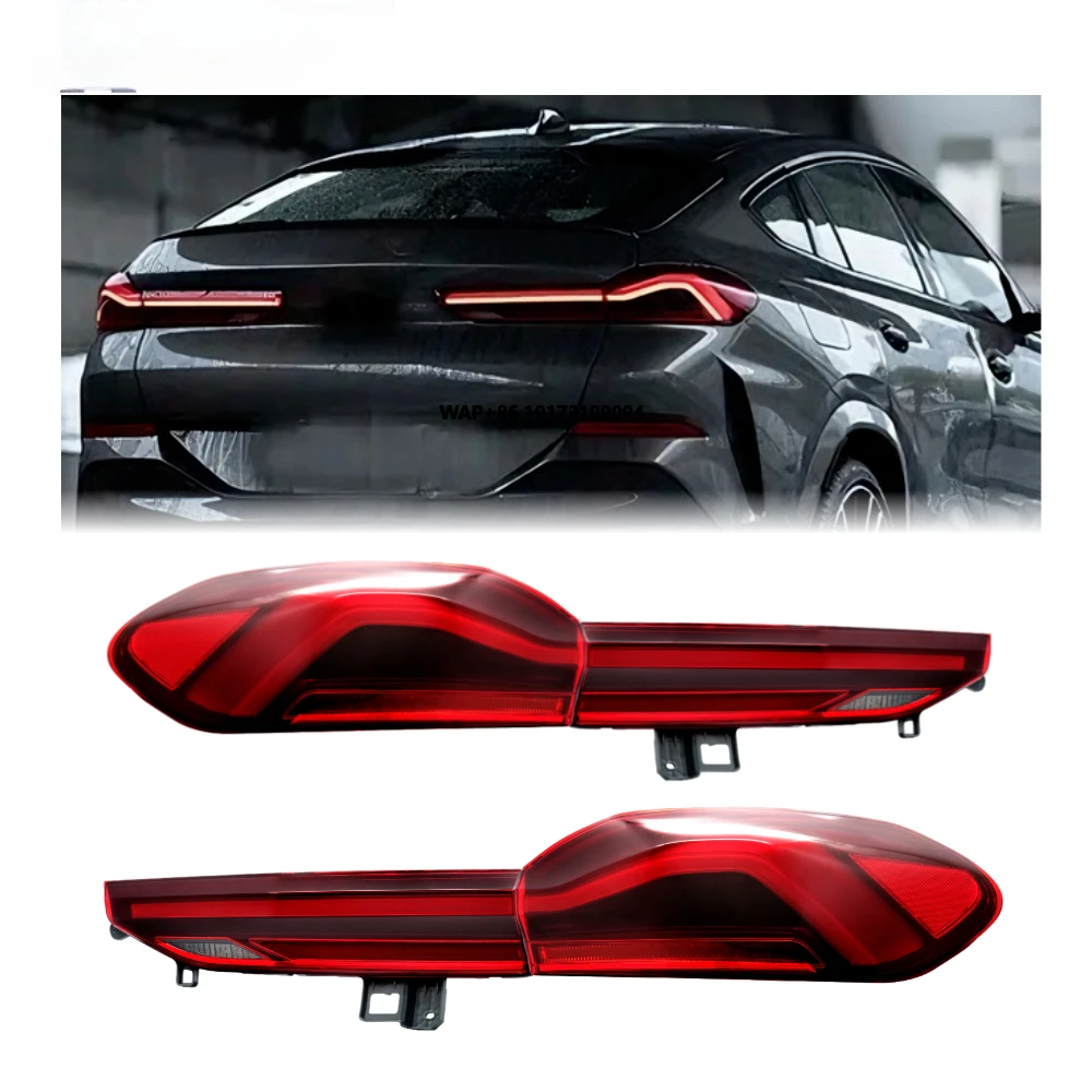 

X6 E71 Taillights 2008-2019 Rear Lamp Car LED Tail Light Plug and Plays DRL Signal Automotive Accessories 4PCS for