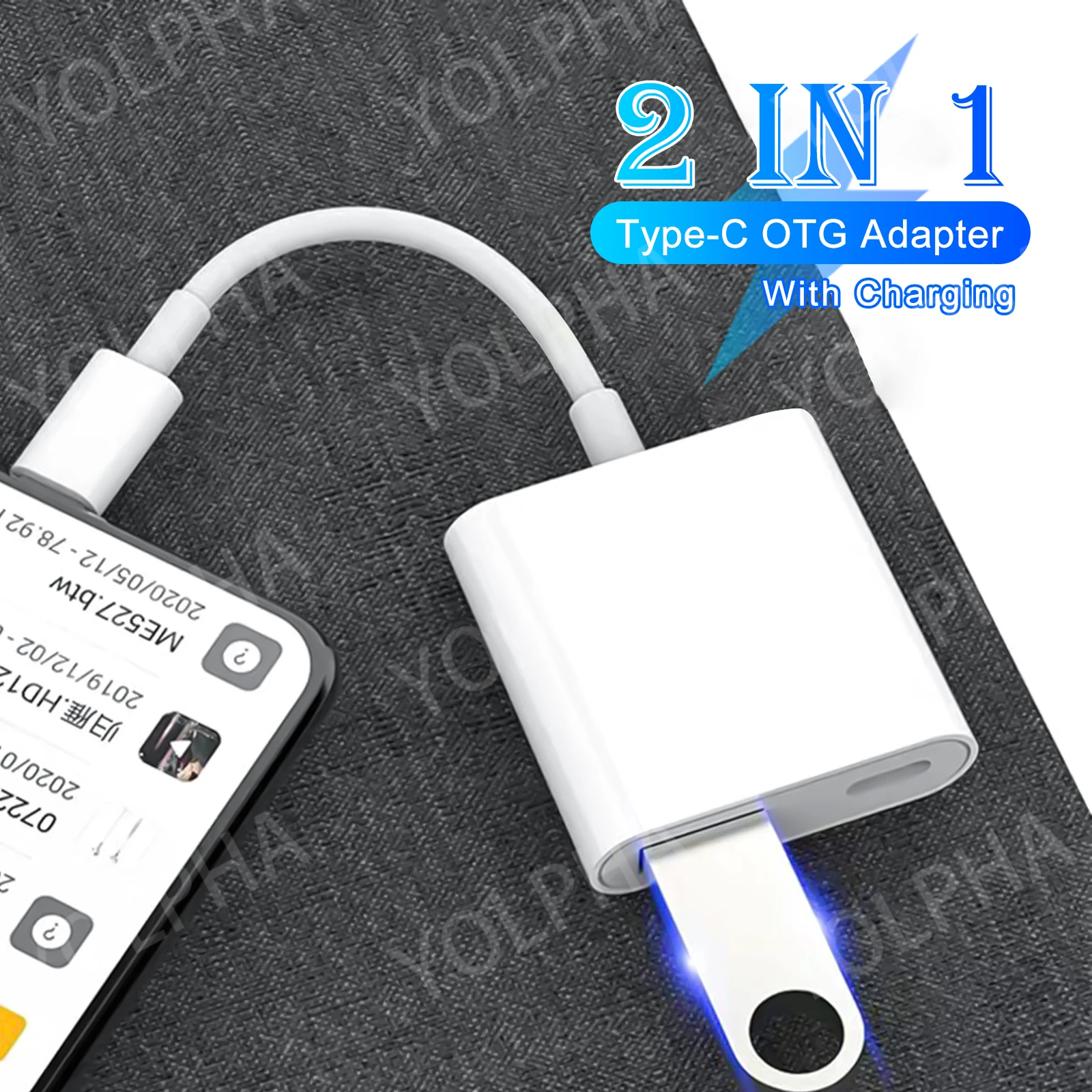 Type C OTG Converter Fast Charging Cable Adapter USB C To USB 3.0 Charge Splitter OTG For Mouse Keyboard U Disk Game Notebook