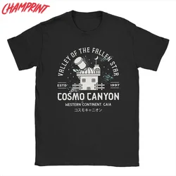 Men's Cosmo Canyons Emblem Final Fantasy T Shirt 100% Cotton Clothing Casual Round Neck Tees Graphic Printed T-Shirt