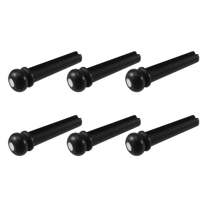 ABXY خشب الأبنوس 6 قطعة مجموعة دبوس نهاية مسمار ذيل الكمان للكمان والجيتار الشعبي الملحقات الموسيقية