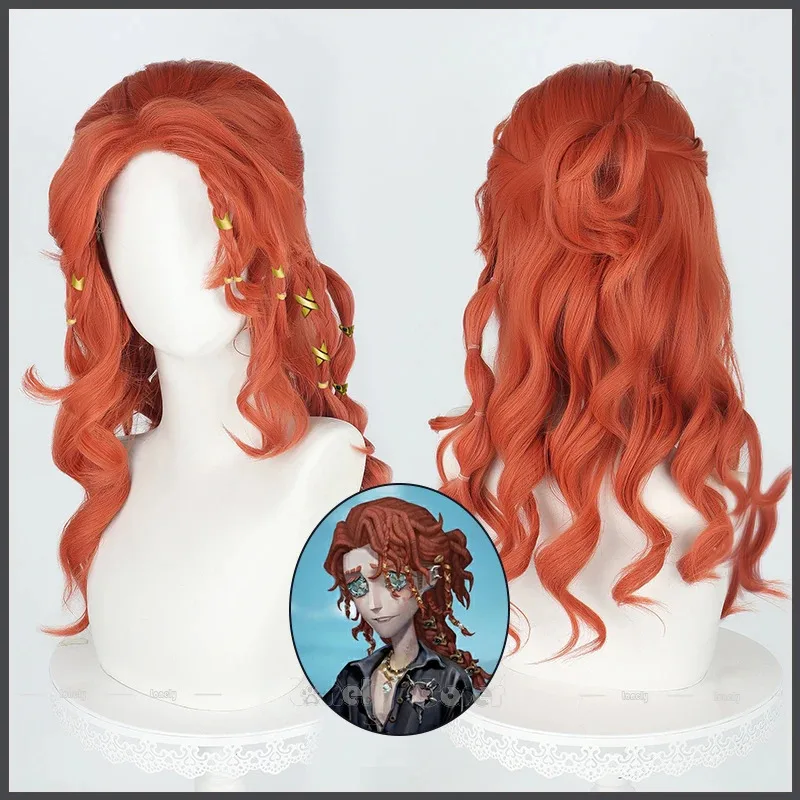 

Лили 123dentity V Композитор Косплей Парик Прозрачный Рациональность Фредерик Кэрибур Оранжевая Коса Парики До Плеча Женщины Мужчины Хэллоуин