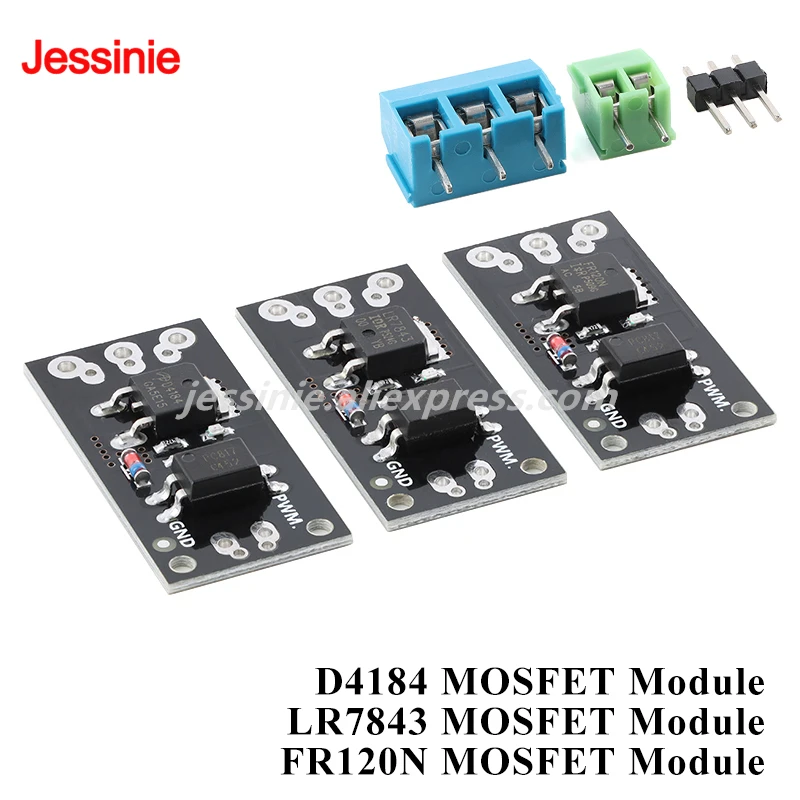 1-5PCS FR120N LR7843 AOD4184 D4184 Isolated MOSFET MOS Tube FET Module Replace Relay 100V 9.4A 30V 161A 40V 50A Board PWM Speed