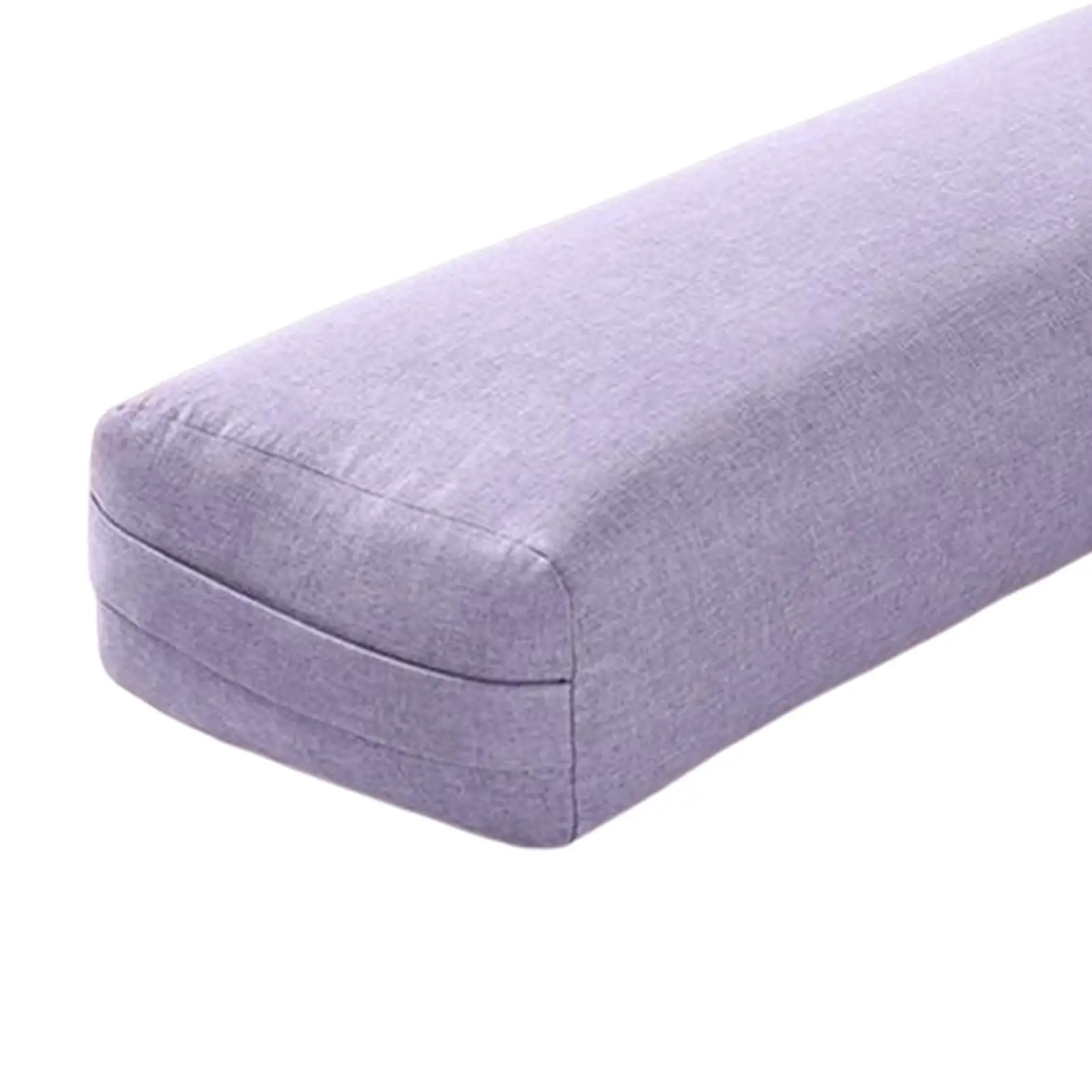 Professional Yoga Bolster with Carry Handle Pillow for Legs Restorative Yoga Purple