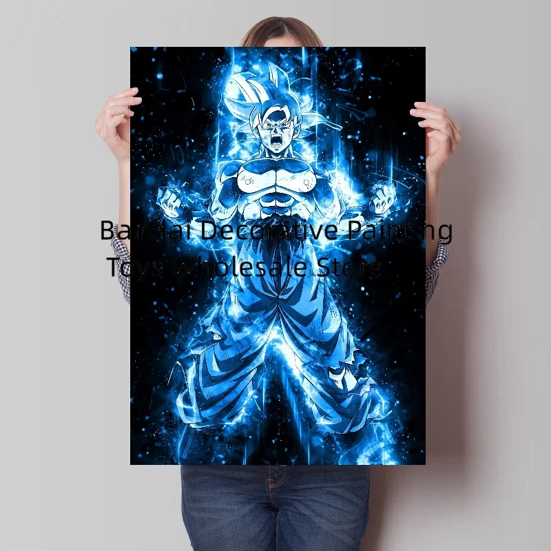 Japanese Classic Anime Canvas Prints Poster Dragon Ball Z Figures Vegeta Gohan Broly Home Room Bar Wall Decor Art Painting