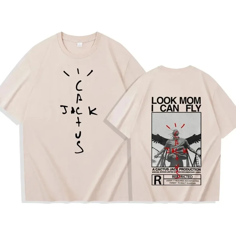 cactus jack look mom i can fly shirt Look Mom I Can Fly Tee main image 1