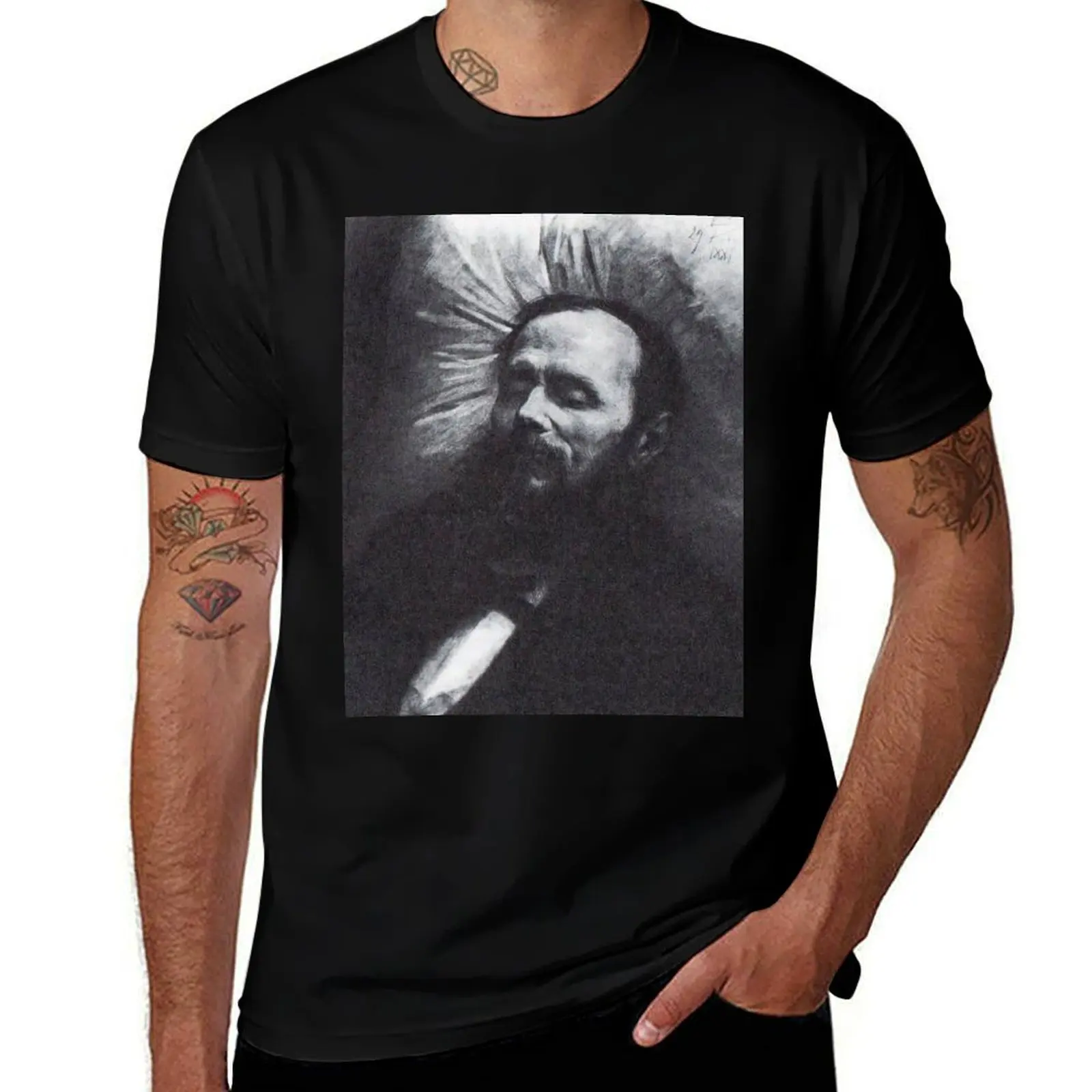 

Dostoevsky Dead T-Shirt High Elasticity Sports T-Shirt