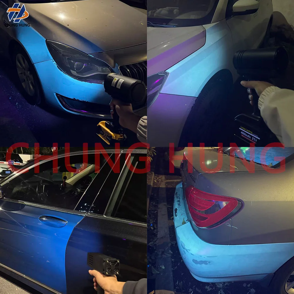 High-Intensity UV Flashlight 365nm 80W 130W 200W Options Accurate Car Paint Inspection Surface Defects Putty Spray Detector