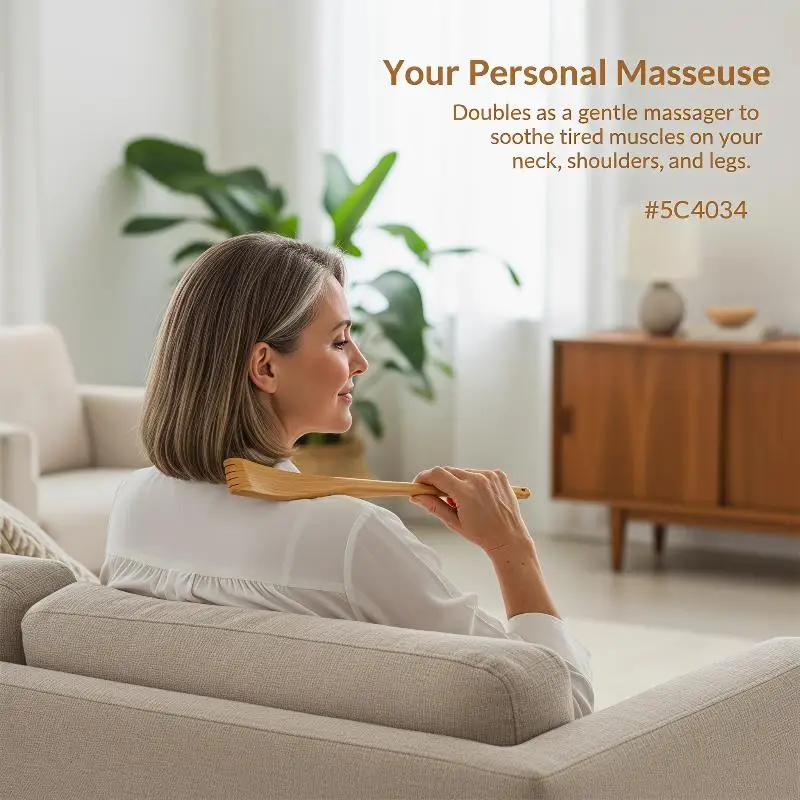 Back Rake HouseholdWooden Body Massage Health Products Handle Wooden Back Scratcher Massager
