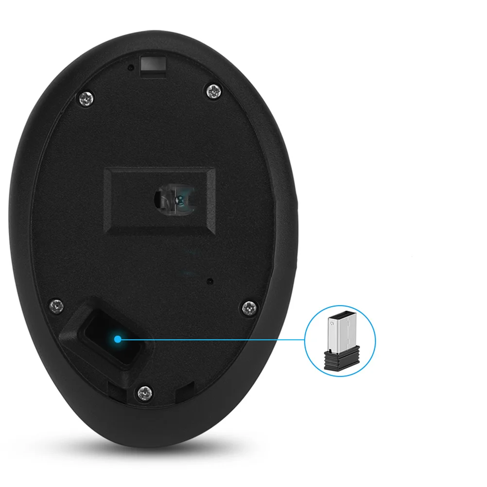 

Wireless Mouse Ergonomic Mechanical Design Rechargeable 2.4G For 7/8/10 Pc Laptop Computer