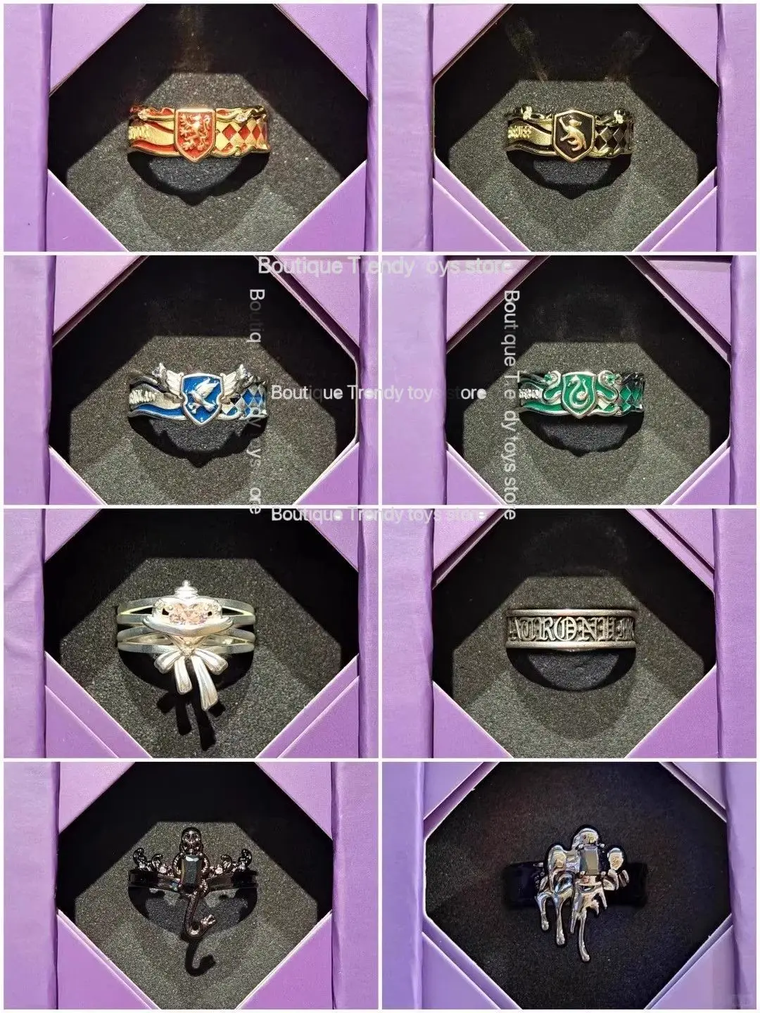 In Stock Licensed 25th Anniversary Ring Mystery Box Harry Potter Ring Blind Box - Trendy Collectible Toy Movie Gift for Fans