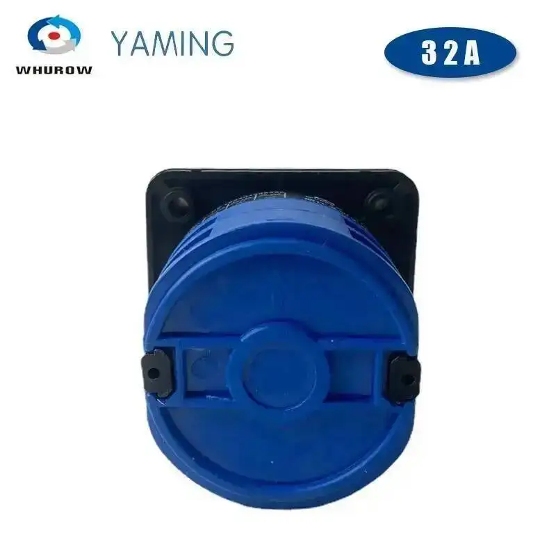 Interruptor rotativo de câmera de comutação LW26-32A 1-8 pólos dois/três posições ON OFF contato prateado controle de energia dupla