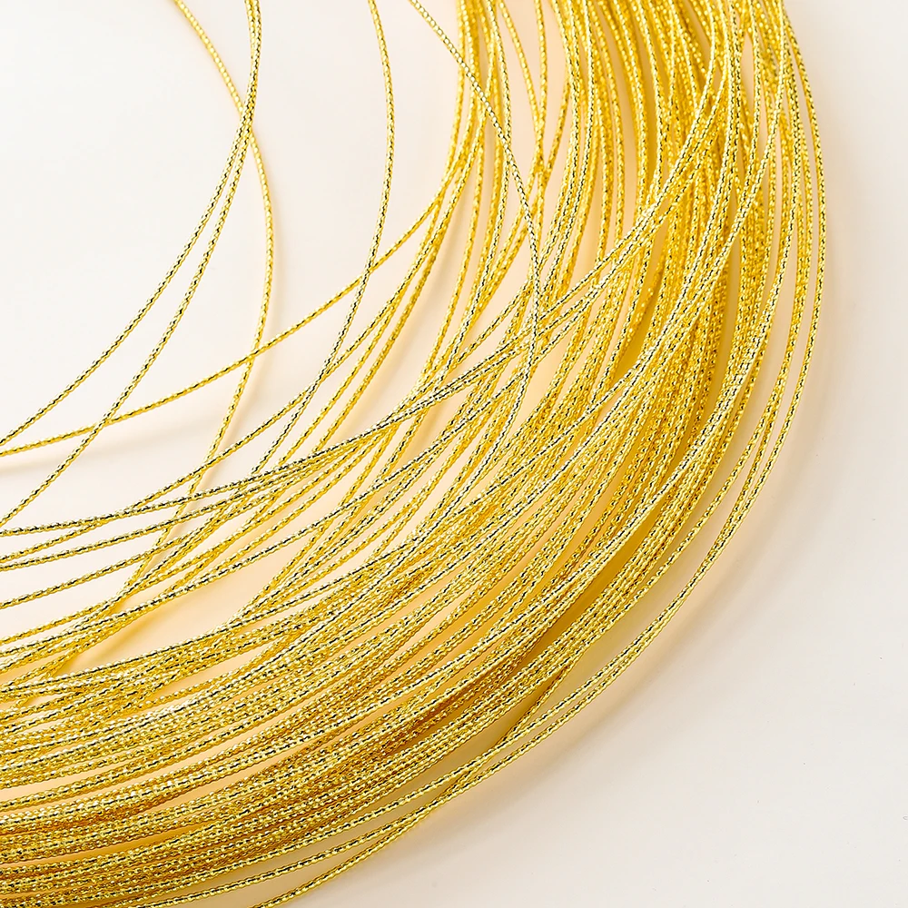 2m 14 Karat/18 Karat vergoldetes Messing 0,5 0,7 0, 5 0,8mm Kupferdraht prägung für Schmuck herstellung hand gefertigtes DIY-Schmuck material