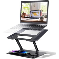 Adjustable 360° Rotating Laptop Stand Ergonomic Portable 22Lbs Heavy Duty - Compatible with MacBook Air/Pro All 17-Inch Laptops