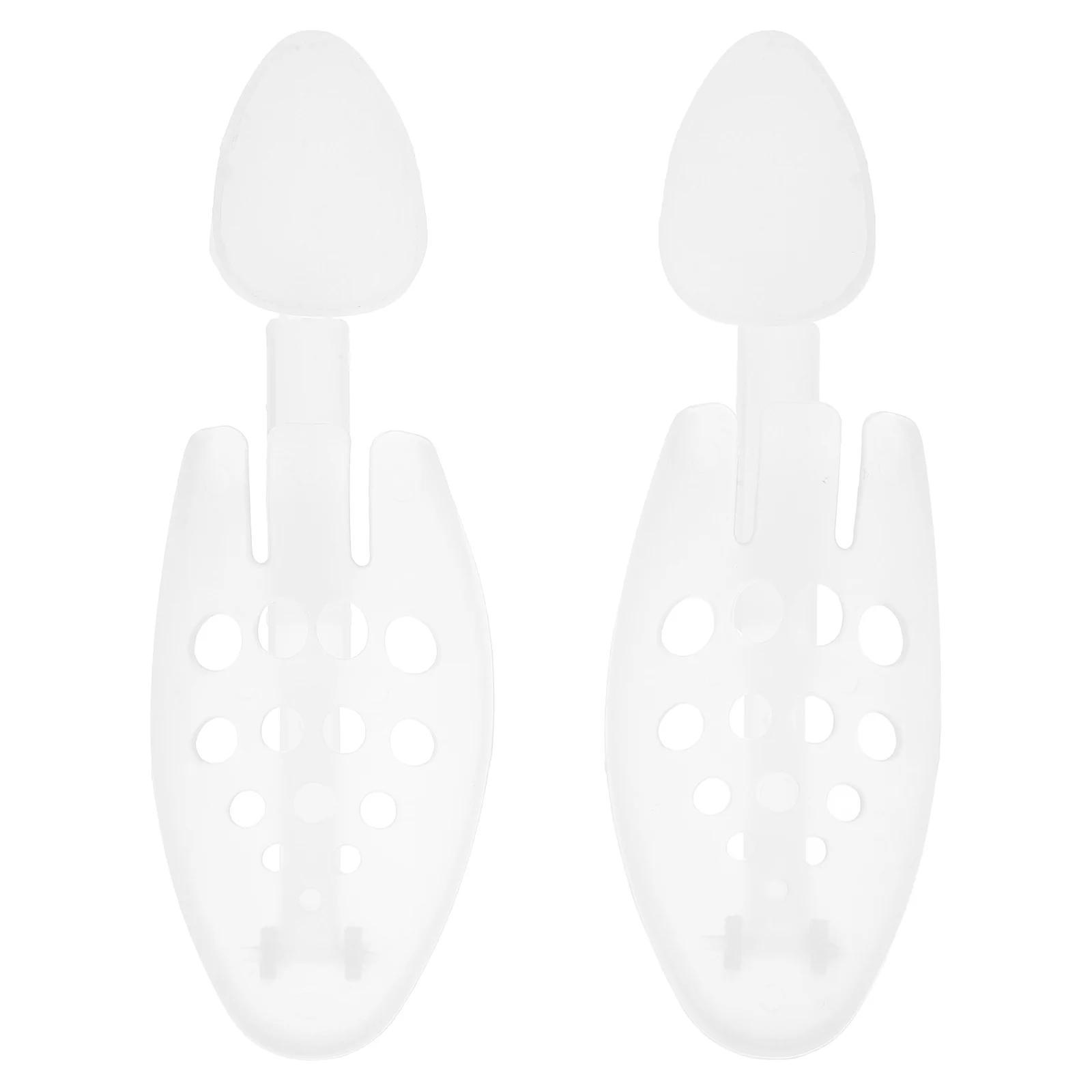 

2pcs Adjustable Stretchers Footwear Keeper Shoe Supplies High Heel Protectors Shoes Crease Filler Plastic Material Long