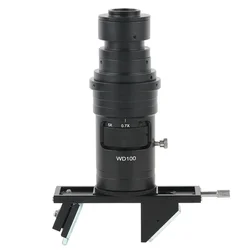 0.7X-5X Adjustable Continuous  Zoom Lens 3D 2D FHD C-mount Lens For Industry Digital HDMI VGA USB Microscope Video Camera