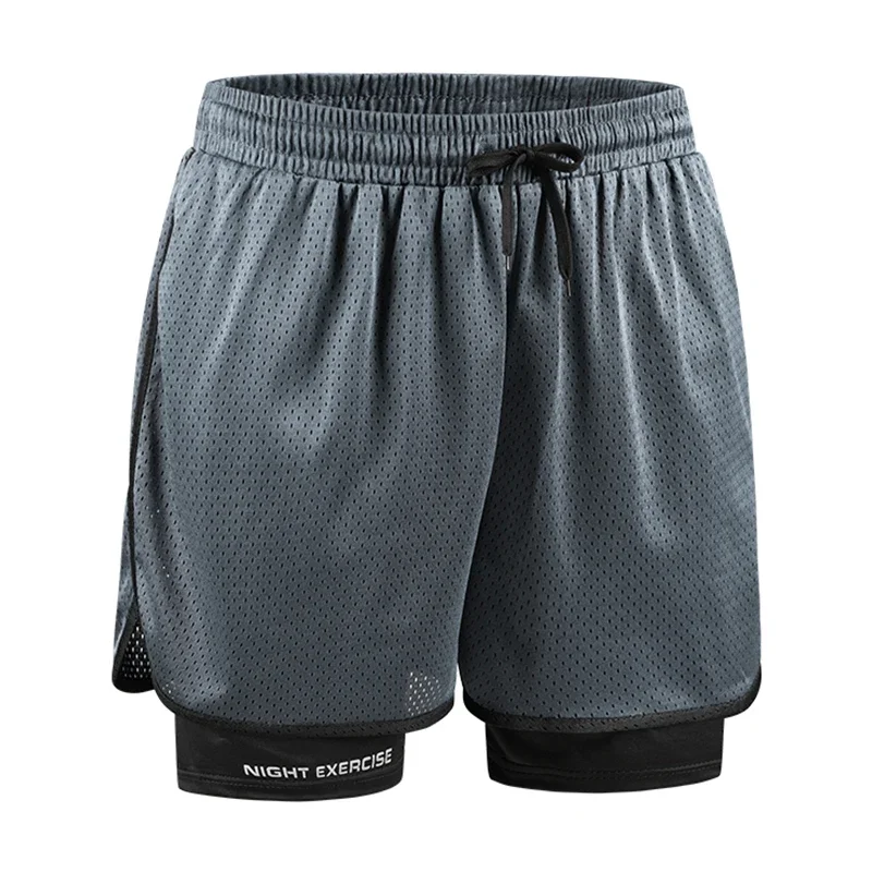 

Men's Multi Pocket Shorts Fitness Shorts Casual Beach Sports Lined Skinny Shorts Everyday Style Mesh Running Shorts Sweatpants