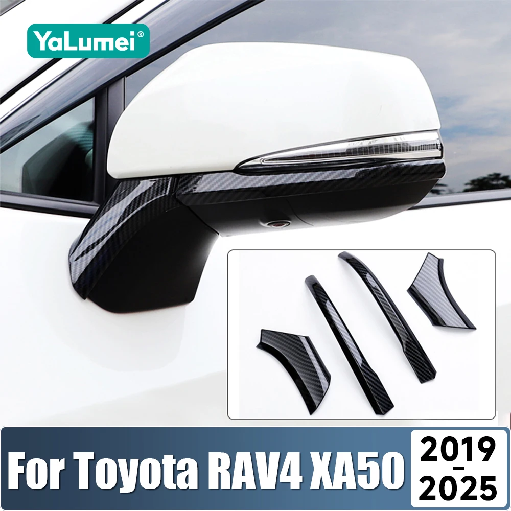 Für Toyota RAV4 XA50 2019 2020 2021 2022 2023 2024 2025 Hybrid ABS Auto Rückspiegel Abdeckung Trim Streifen Aufkleber zubehör