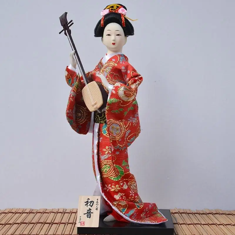 30cm Artistic Japanese Kimono Dolls Collectible Dolls for Cultural Enthusiasts