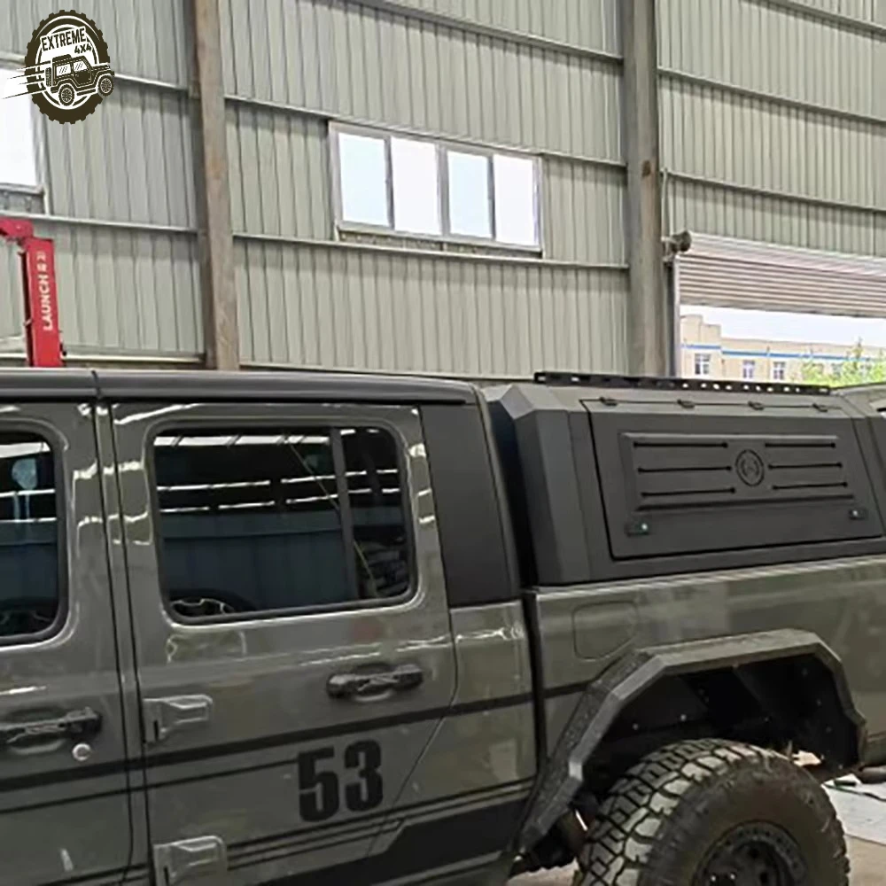 EXTREME High Quality Aluminum Alloy Waterproof Foldable Off-Road Pickup Hardtop Cargo Bed Cover for Jeep/Gladiator Rubicon Truck