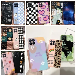 For Realme 8 RMX3085 Soft Cover Case For Realme 8i 8 Pro Realme8 5G Coque Shell Fundas Ins Style Girly Bumper Silicone Housing