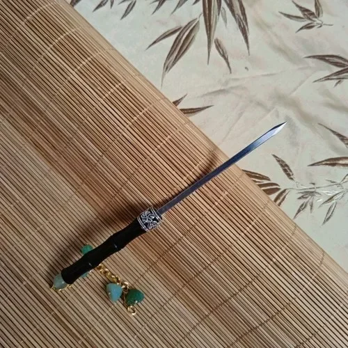 Handmade hide the sword Hairpin Self-Defense hidden weapons Hairpin Send Gift Box Hairpin Black Bamboo Self-Defense Original Ant