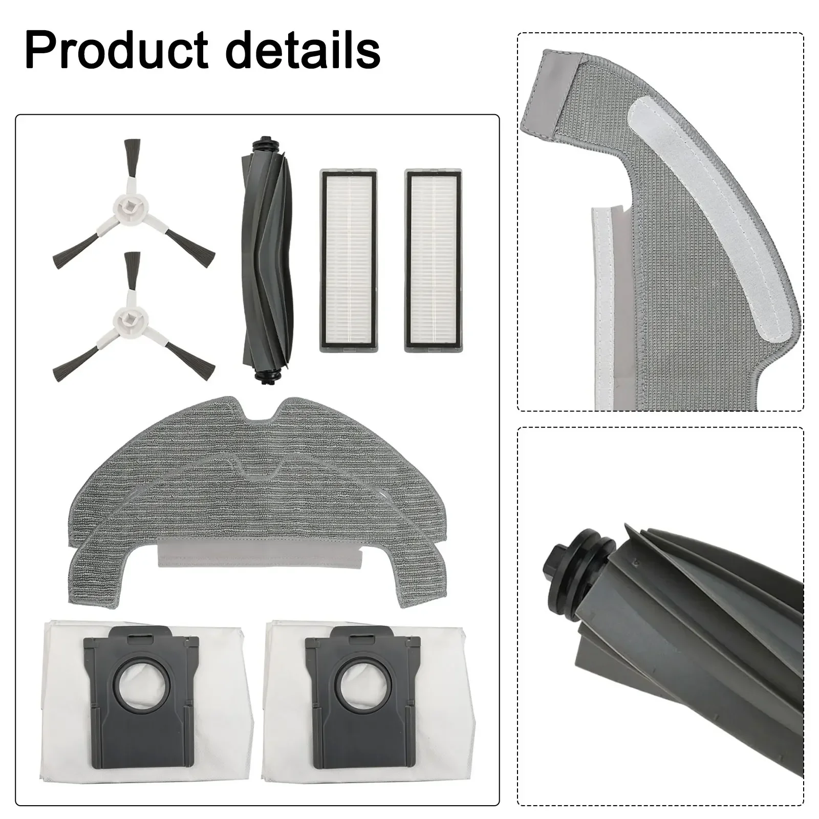 

For Efficient Dust Collection As Shown Robot Vacuum Replacement Kit Home Cleaning Vacuum Parts Set Compatible With RLD32GD