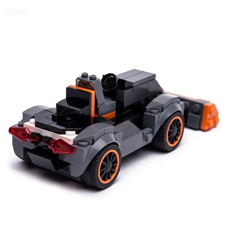 21742 Schnee Entfernung Traktor Montage Auto Modell Kleine Partikel Baustein Set MOC Technische Autos Teile Spielzeug Geschenk
