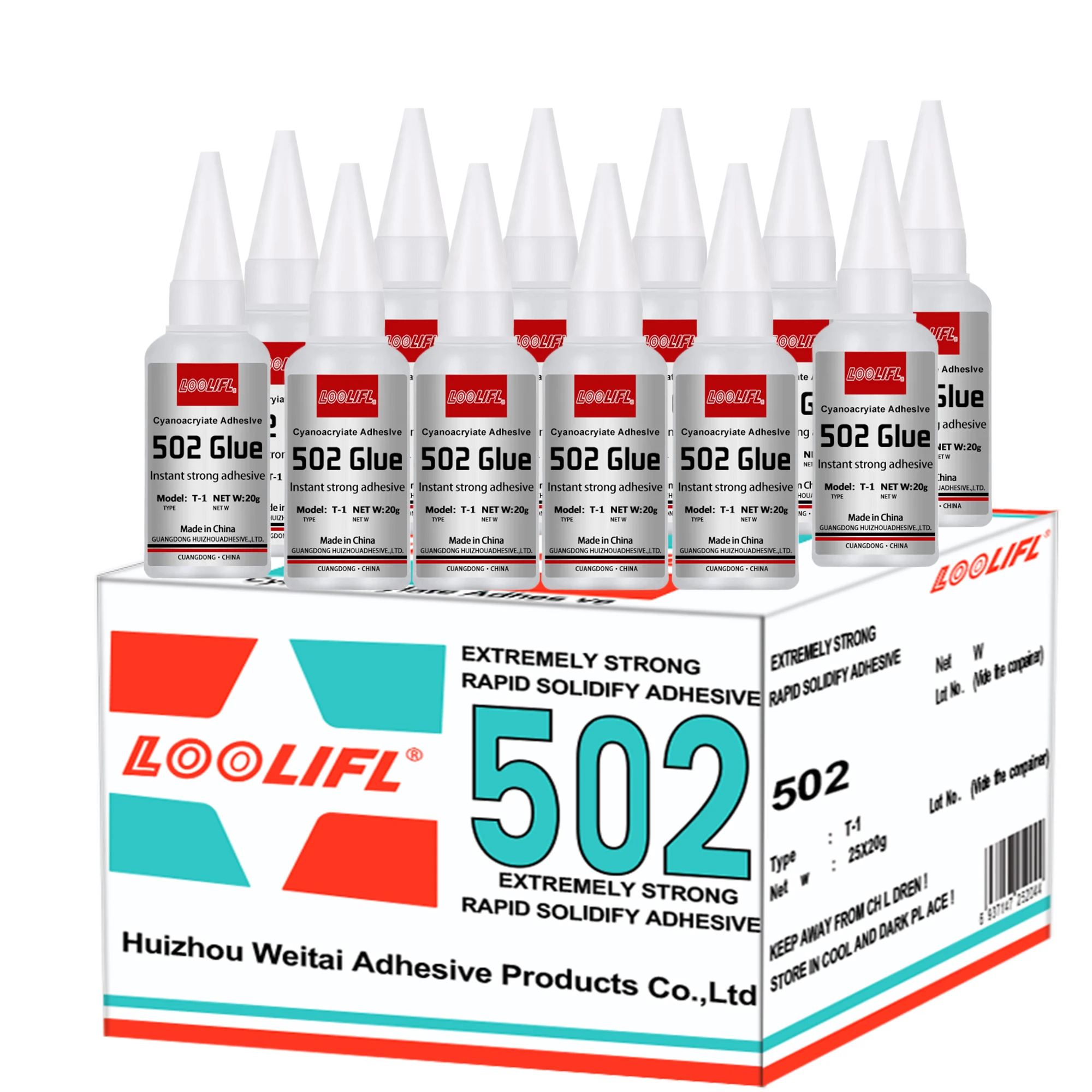 20 جرام (1-25 قطعة) لاصق فائق السرعة وقوي للغاية، يستخدم لإصلاح البلاستيك الصلب والحرف اليدوية والسيراميك والجلود والمعادن وما إلى ذلك #1