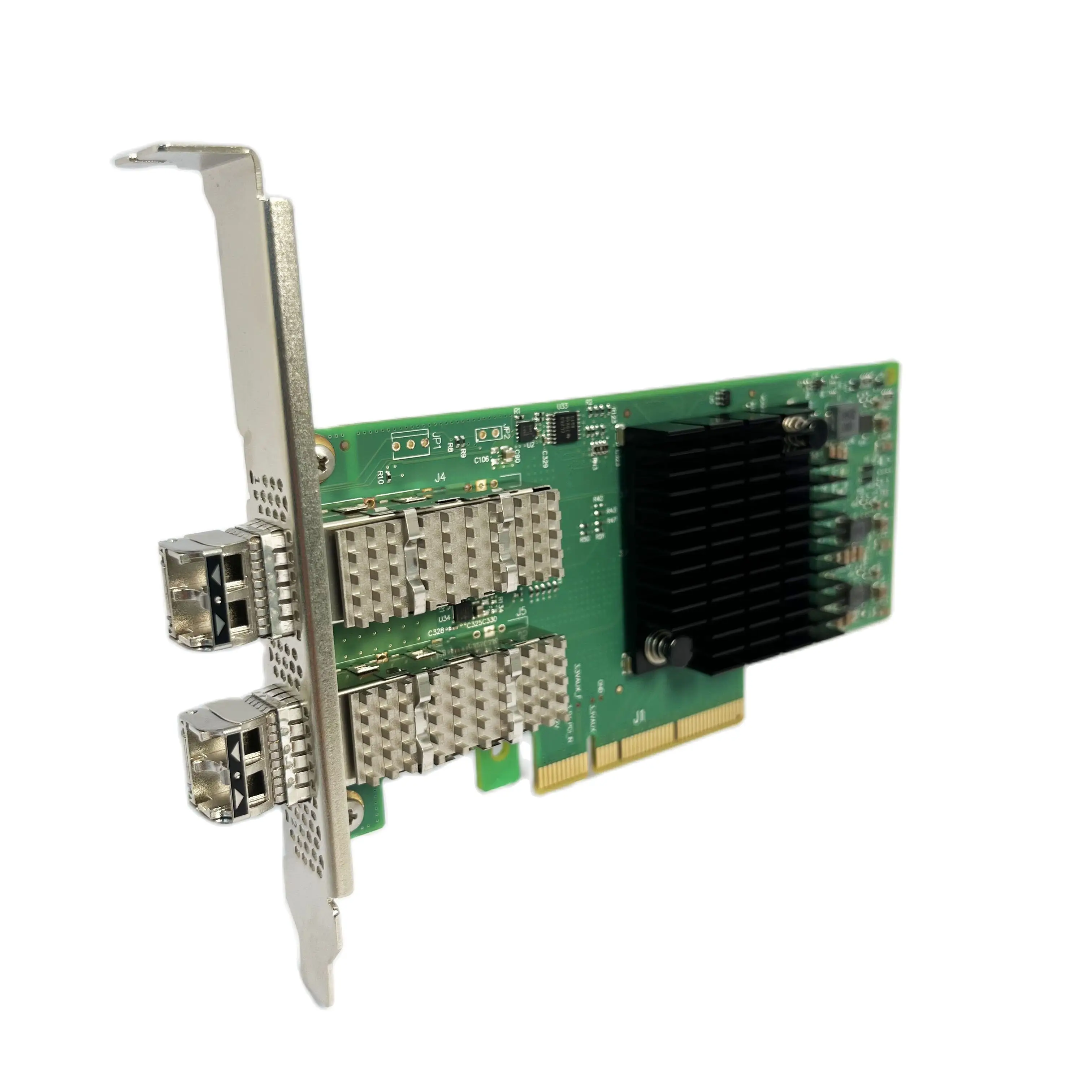 MCX4121A-ACAT CX4121 Mellanox ConnextX-4 25Gigabit Ethernet Card PCI-E 3.0 NIC With 25G Transceiver Module