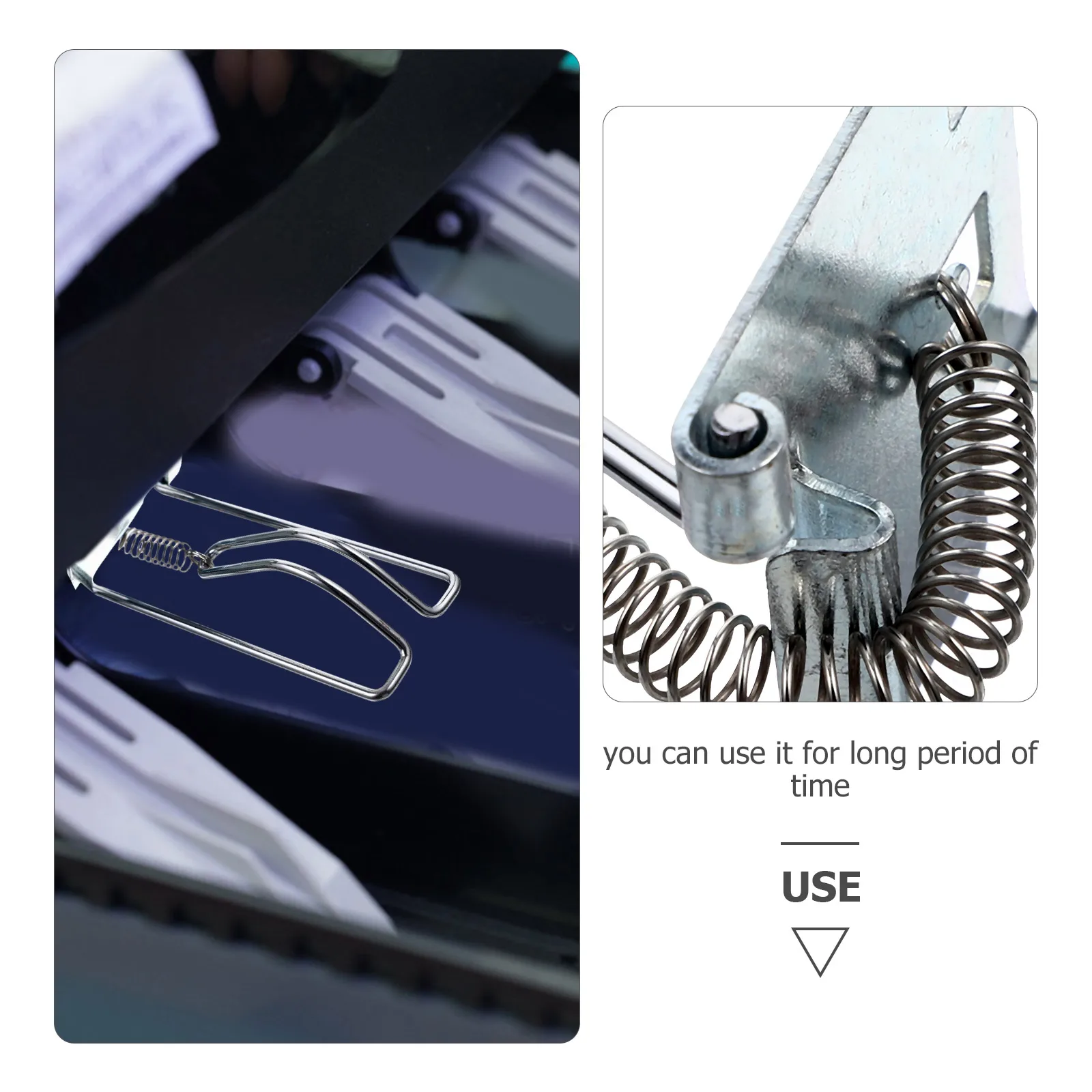 

Metal Cashier Box Clip Strong Money Clips for Cash Register Drawer Tray Pole Inserts Fix Bills Convenient Replacement