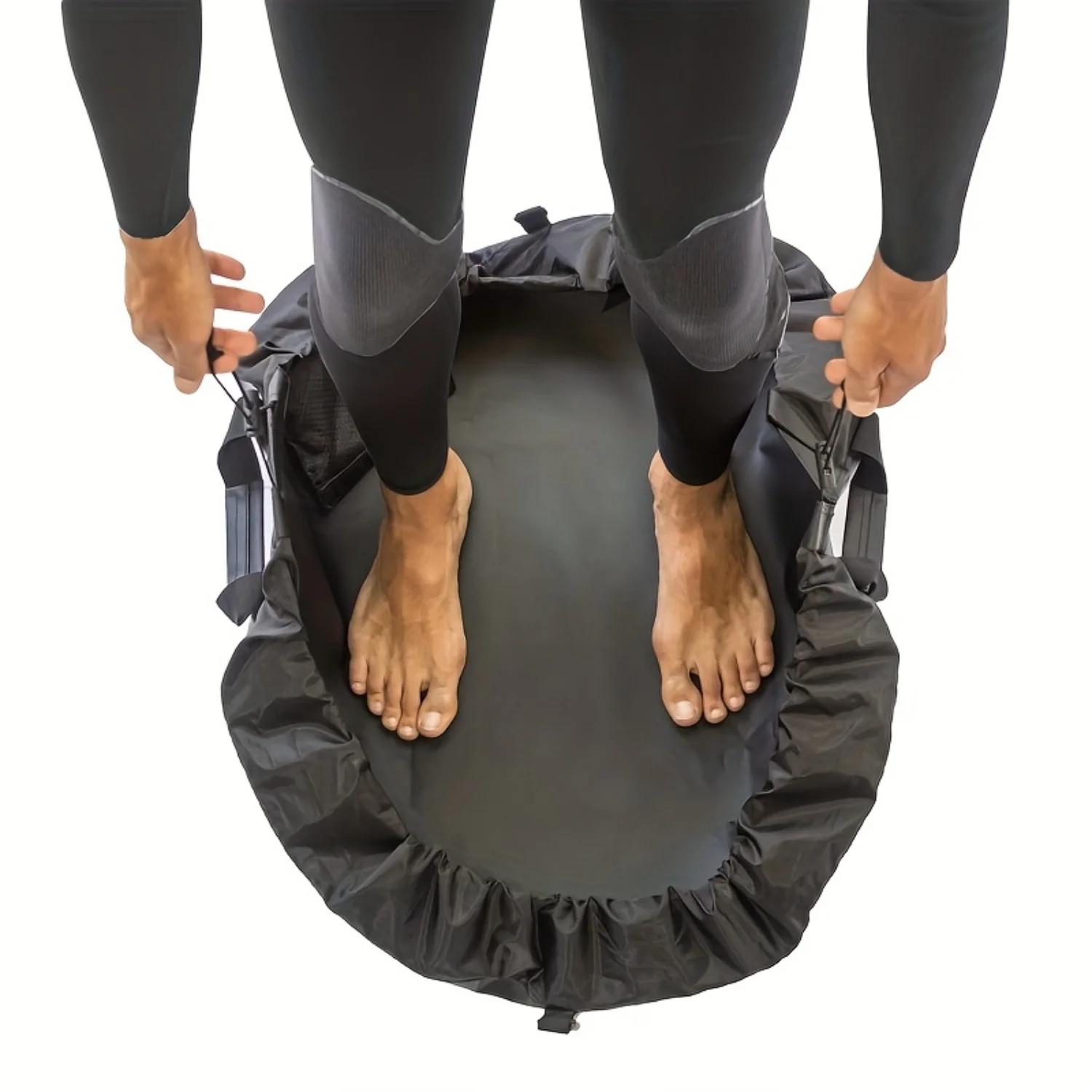 2-in-1 Waterproof Wetsuit Changing Mat & Bag with Handle & Shoulder Straps - Perfect for Surfing & Keeping Accessories Clean!