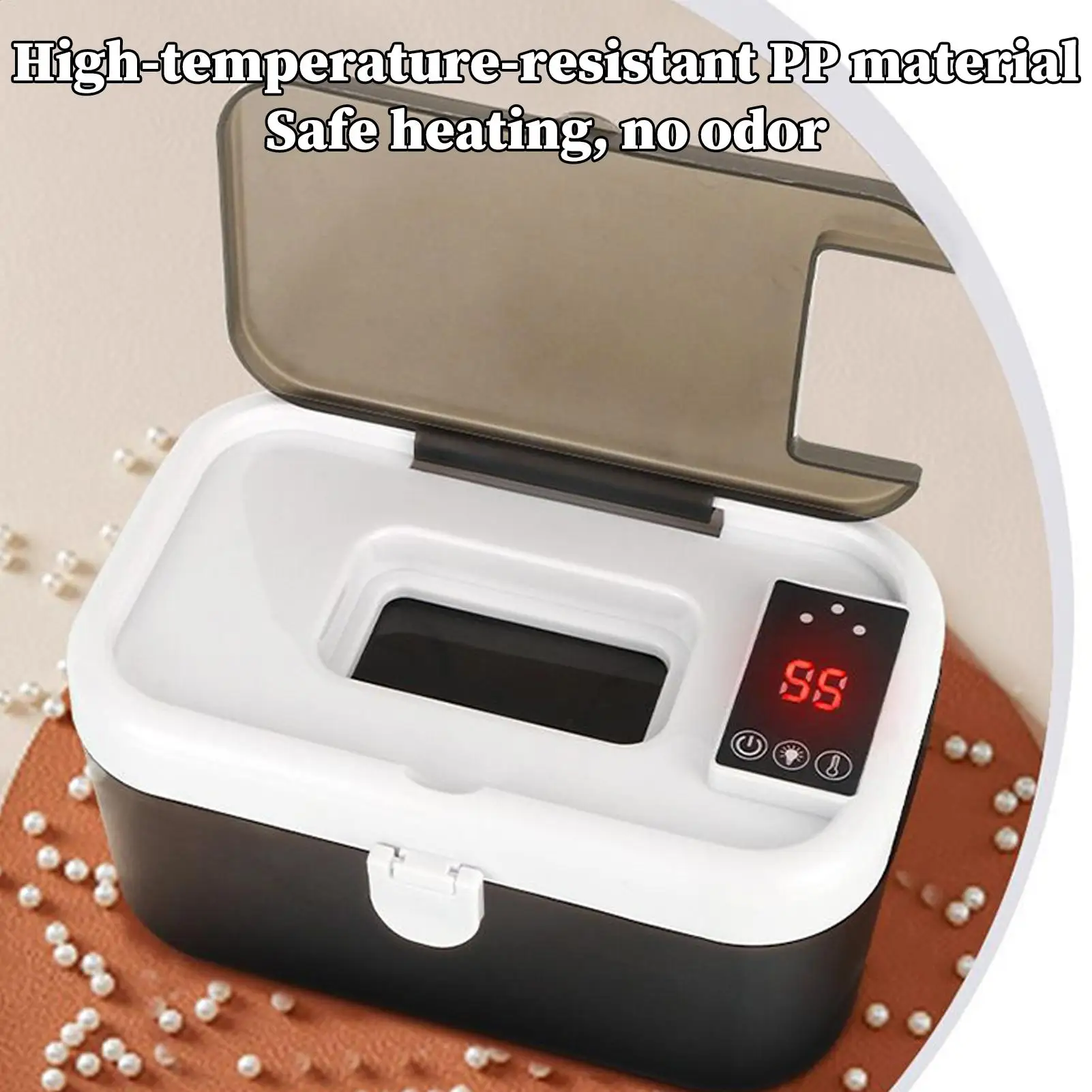 Calentador de toallitas húmedas para bebé, calentador y dispensador de toallitas para pañales con luces, carga USB, suministros para bebés para acampar, viajar en coche y carretera