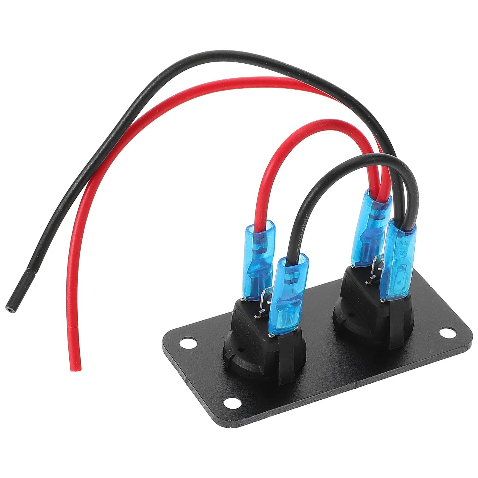 

2 Gang Rocker Switch Panel Cat Eye Boat Toggle Switch Panel Marine Automotive Rv Car Control Dash Toggle Switches