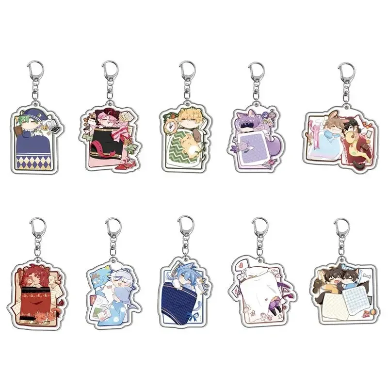 

Anime womens Carnival acrylic keychains nu: Carnival Eiden Aster olivine quyla pendant cosplay keychain key chain gift