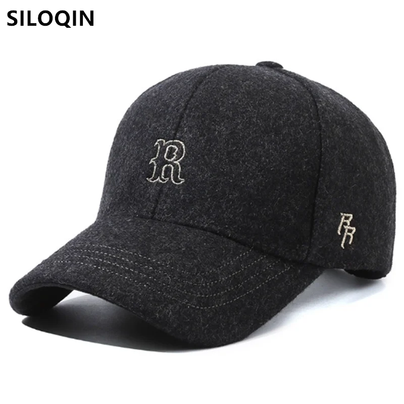 

Free Shipping 2023 New Winter Plush Thickened Baseball Caps For Men Embroidery Golf Cap Male Coldproof Warm Cycling Sports Cap