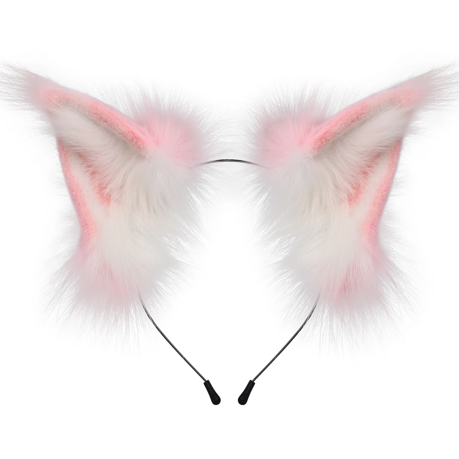 Animal fausse fourrure renard loup oreille bandeau fourrure à la main bandeau chapeaux Costume Cosplay accessoires