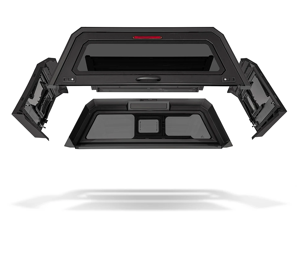 Aluminum Truck Bed Topper Truck Canopy Shell Pickup Tacoma Camper Top for / Tacoma / Dodge Ram / Amarok / Tundra / F150