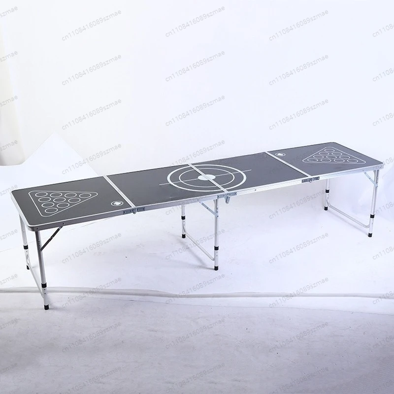 Portable Aluminum Folding Table, Multifunctional Game Desk for Indoor Outdoor Camping, Handheld Dining Table
