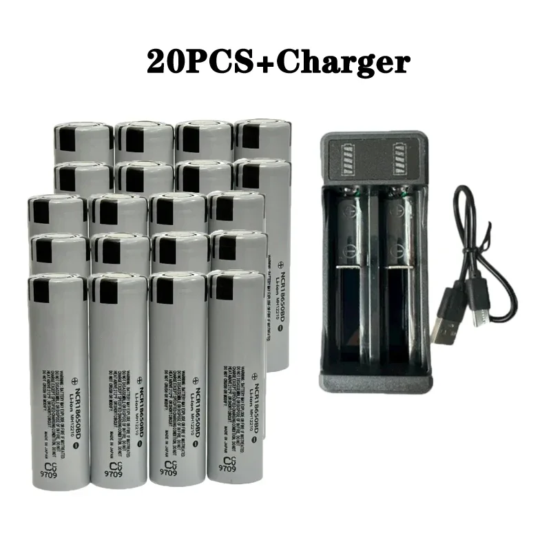 Free Shipping NRC18650BD charger 3.7v Rechargeable Battery 3200mAh 25A 18650Battery Lithium Ion Power Battery for electric tool