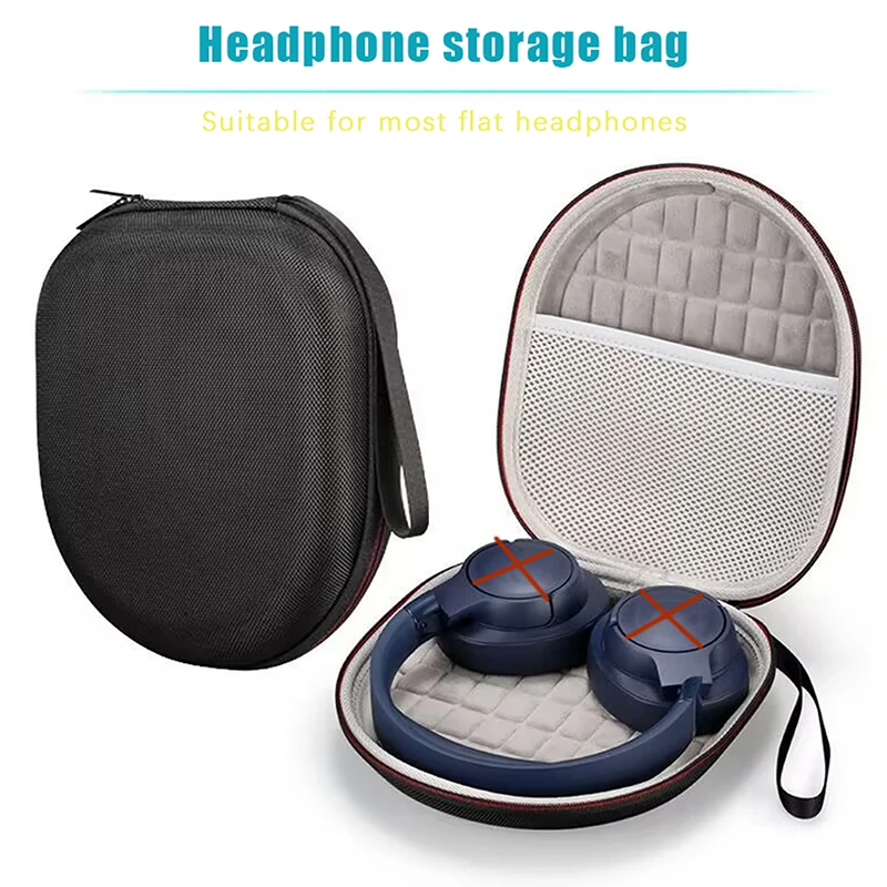 1 ピースヘッドフォン収納袋サウンドワイヤレス Bluetooth ノイズキャンセリングヘッドフォン EVA キャリング収納ケースカバー