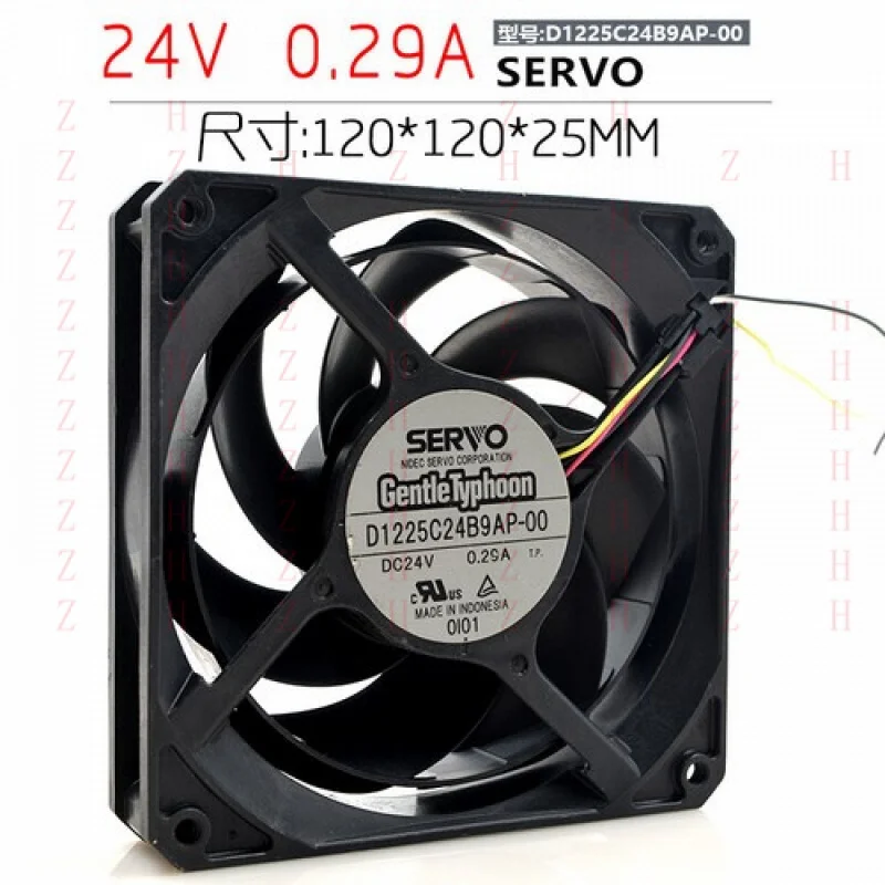

XXZ для сервопривода D1225C24B9AP 24 В 0,29 А 12 см 12025 высококачественный охлаждающий вентилятор для оборудования
